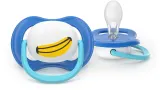 Пустышка Philips Avent Ultra Air SCF080/26 6-18 m, 6–18 месяцев, светится в темноте, 2 шт Boy — фото 3