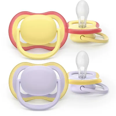 Пустышка Philips Avent Ultra Air SCF087/03 0-6m, 0–6 месяцев, 2 шт Girl