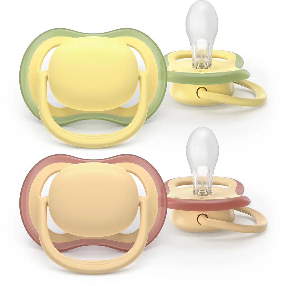 Пустышка Philips Avent Ultra Air SCF087/07 0-6m, 0–6 месяцев, 2 шт Neutral