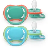 Пустышка Philips Avent Ultra Air SCF087/10 6-18m, 6–18 месяцев, 2 шт Boy — фото 1
