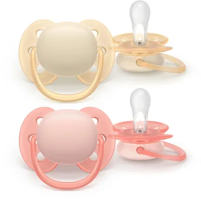 Пустышка Philips Avent Ultrasoft SCF091/38 0-6 m, 0–6 месяцев, 2 шт Girl