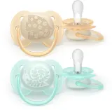 Пустышка Philips Avent Ultrasoft SCF091/41 0-6 m, 0–6 месяцев, 2 шт Neutral — фото 1