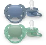 Пустышка Philips Avent Ultrasoft SCF091/42 6-18 m, 6–18 месяцев, 2 шт Boy — фото 1