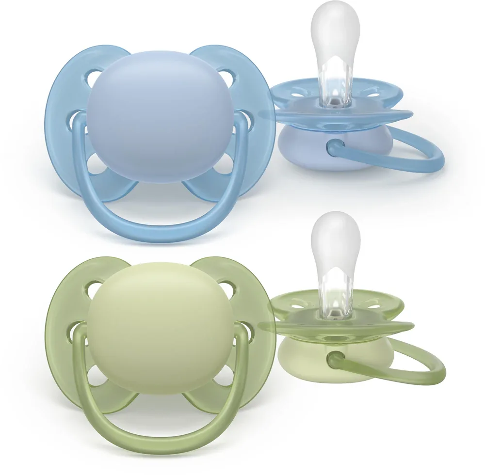 Пустышка Philips Avent Ultrasoft SCF091/37 0-6 m, 0–6 месяцев, 2 шт Boy