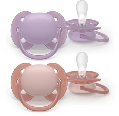Пустышка Philips Avent Ultrasoft SCF091/43 6-18 m, 6–18 месяцев, 2 шт Girl