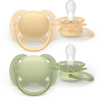 Пустышка Philips Avent Ultrasoft SCF091/45 6-18 m, 6–18 месяцев, 2 шт Neutral
