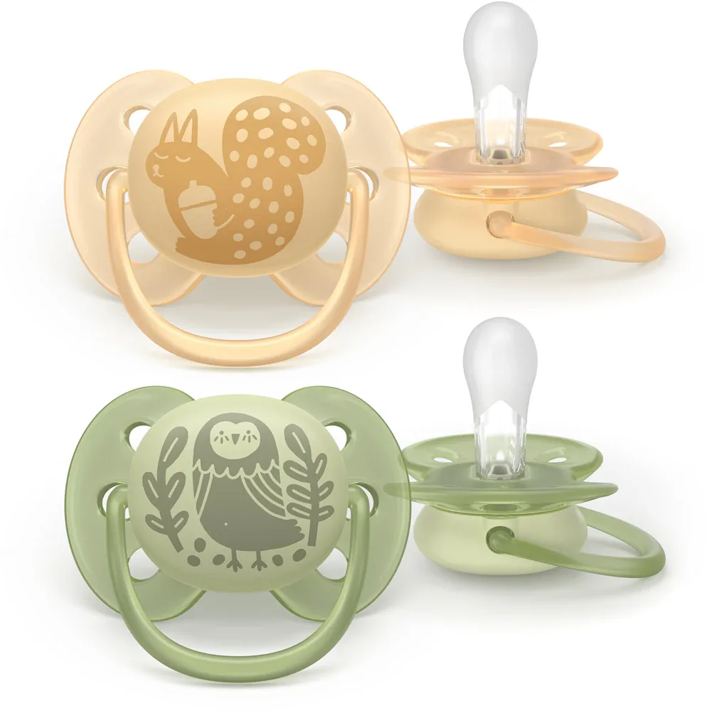 Пустышка Philips Avent Ultrasoft SCF091/46 6-18 m, 6–18 месяцев, 2 шт Neutral