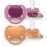 Пустышка Philips Avent Ultrasoft SCF093/03 18+m, старше 18 месяцев, 2 шт Girl — фото 1