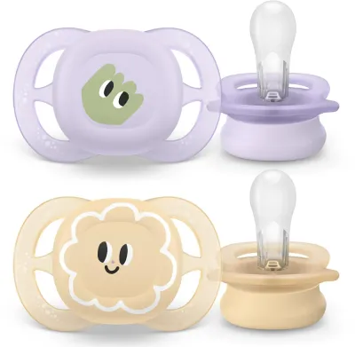 Пустышка Philips Avent Ultrastart SCF075/13 0-2 m, 0–2 месяца, 2 шт Girl