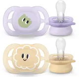 Пустышка Philips Avent Ultrastart SCF075/13 0-2 m, 0–2 месяца, 2 шт Girl — фото 1