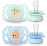 Пустышка Philips Avent Ultrastart SCF075/14 0-2 m, 0–2 месяца, 2 шт Boy — фото 1