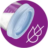 Контейнеры для хранения грудного молока Philips Avent VIA SCF618/10, с насадками для кормления, 10×180 мл — фото 6