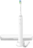 Звуковая электрическая зубная щётка Philips Sonicare 3100 HX4033/21 с несколькими режимами, с долгим временем работы, 1 шт White — фото 1