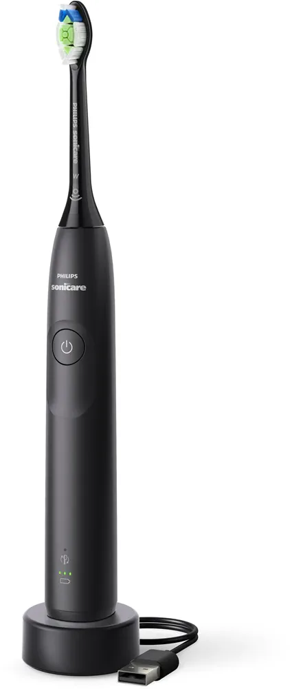 Звуковая зубная щётка Philips Sonicare 5300 HX7101/01 с датчиком давления, 62 000 движений в минуту, 1 шт Black