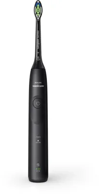 Звуковая зубная щётка Philips Sonicare 5500 HX7111/01 с режимом White, 62 000 движений в минуту, 1 шт Black