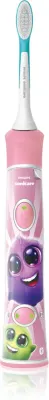 Детская электрическая щётка Philips Sonicare For Kids HX6352/42 соническая, с приложением, 1 шт Pink