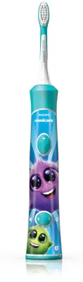 Электрическая звуковая зубная щётка для детей Philips Sonicare For Kids HX6322/04 с Bluetooth и таймером, 1 шт Aqua