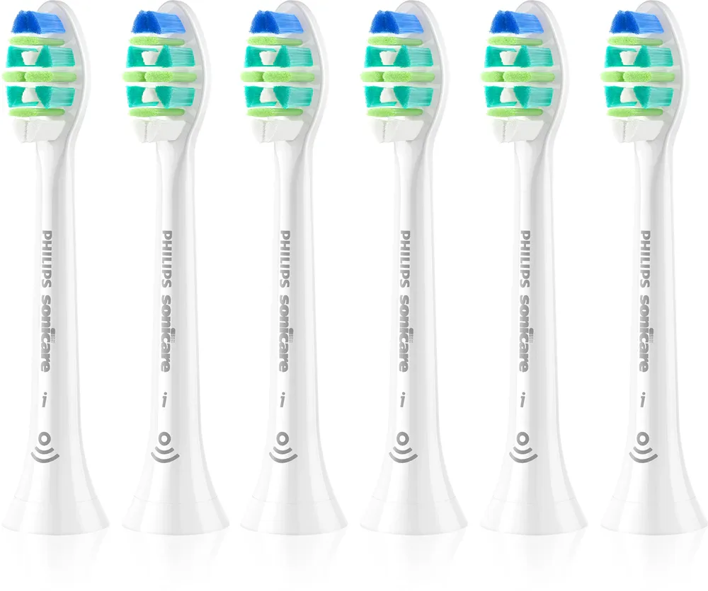 Сменные насадки для зубной щётки Philips Sonicare InterCare HX9006/87 белые, 6 шт White