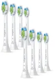 Сменные насадки для зубной щётки Philips Sonicare Optimal White HX6068/87 белые, 8 шт — фото 2