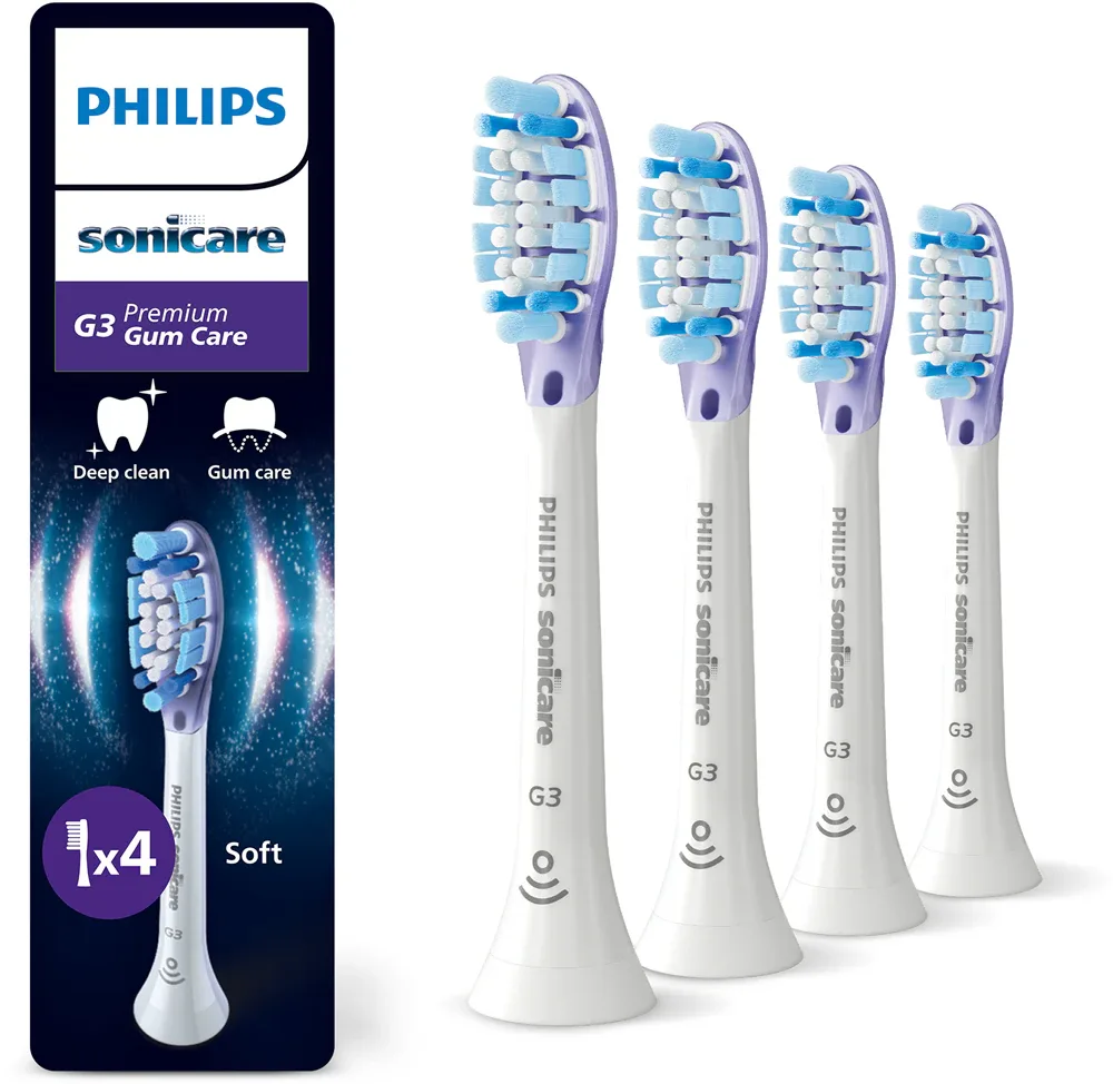 Сменные насадки для зубной щётки Philips Sonicare Premium Gum Care HX9054/87 белые, 4 шт