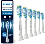 Сменные насадки для зубной щётки Philips Sonicare Premium Plaque Defense HX9046/87 белые, 6 шт — фото 1