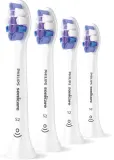 Сменные насадки для зубной щётки Philips Sonicare Sensitive HX6054/87 белые, 4 шт — фото 2