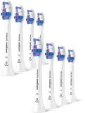 Сменные насадки для зубной щётки Philips Sonicare Sensitive HX6058/87 белые, 8 шт — фото 2