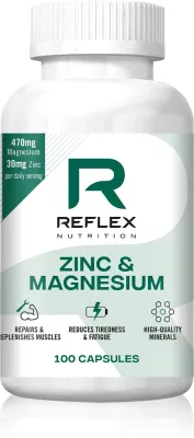Цинк и магний Reflex Nutrition Zinc Magnesium с витамином B6, хелатная форма, 126 г