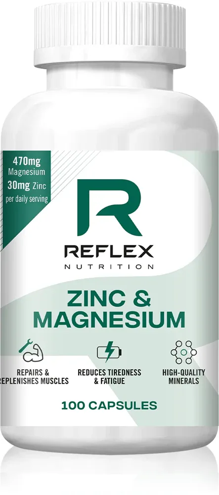 Цинк и магний Reflex Nutrition Zinc Magnesium с витамином B6, хелатная форма, 126 г