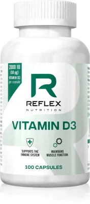 Витамин D3 Reflex Nutrition Vitamin D3 для спортсменов, 100 капсул