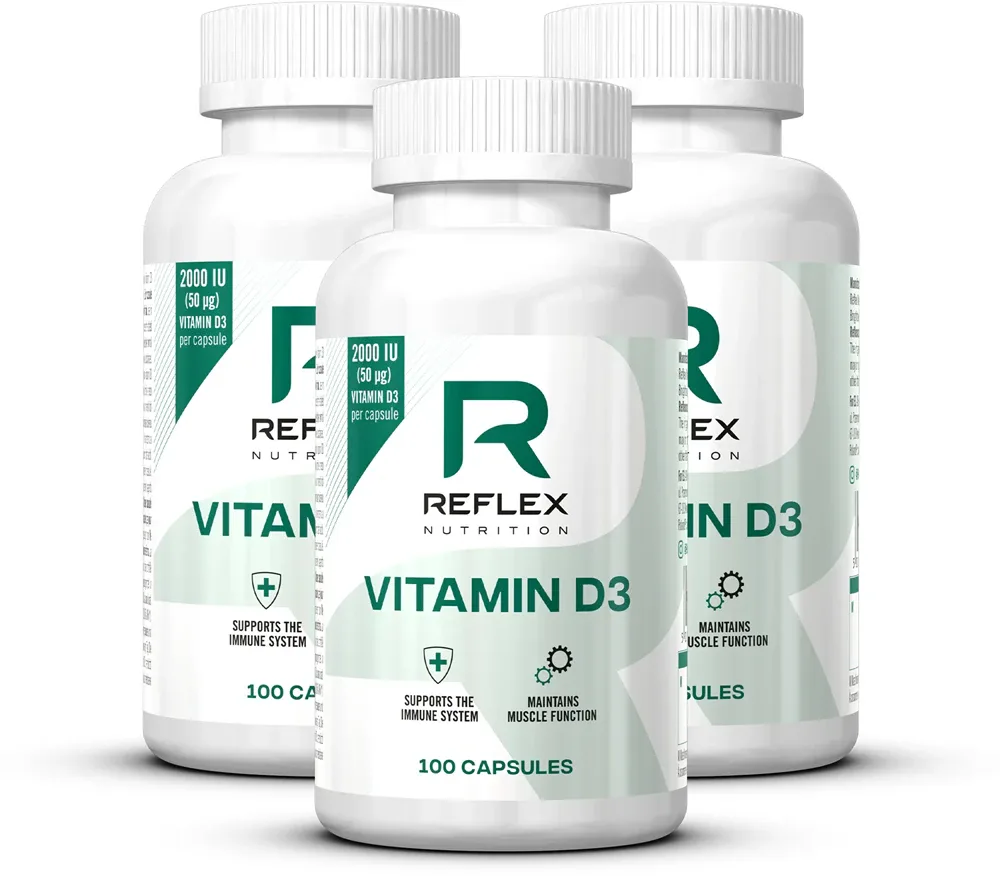 Витамин D3 Reflex Nutrition Vitamin D3 для спортсменов, 100 капсул