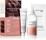 Набор для тонирования волос Revolution Haircare Plex Bond Restore Kit смываемый, 1 шт, оттенок Chocolate Brown — фото 1