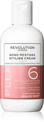Несмываемый уход Revolution Haircare Plex No.6 Bond Restore Styling Cream для питания и увлажнения, 100 мл