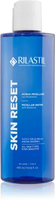 Мицеллярная вода Rilastil Skin Reset для чувствительной кожи, удаляет стойкий макияж, 400 мл