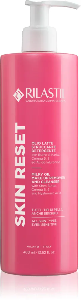 Молочко для лица Rilastil Skin Reset очищающее, для чувствительной кожи