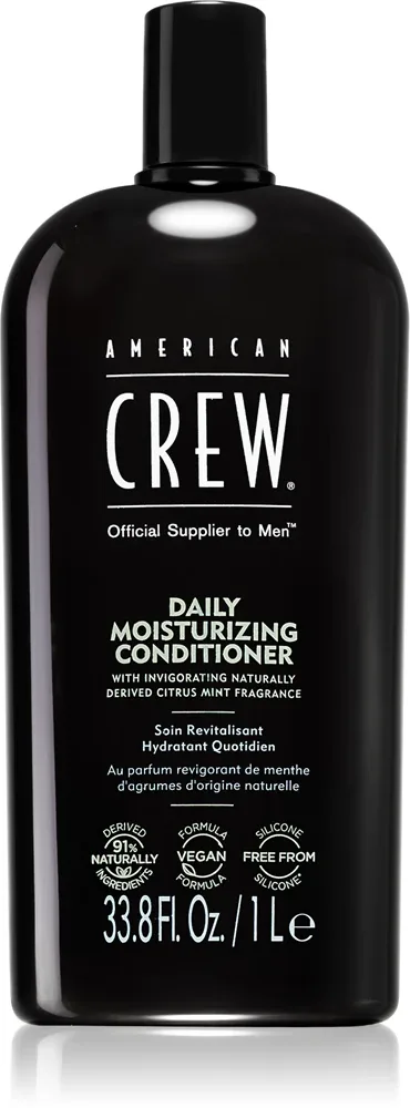 Кондиционер для волос American Crew Hair Body Daily Moisturizing Conditioner увлажняющий, для тонких волос, 1000 мл