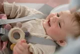 Прорезыватель для зубов Bo Jungle B-Multi-Sensory Ring силиконовый, с погремушкой, 1 шт — фото 2