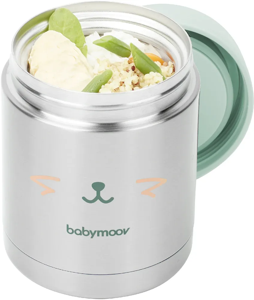 Термос для детского питания Babymoov EAT S ISY с герметичной крышкой, из нержавеющей стали, 350 мл 12 m+