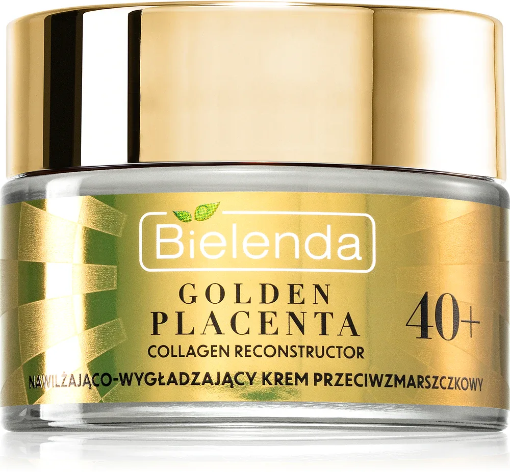 Крем для лица Bielenda Golden Placenta Collagen Reconstructor увлажняющий, разглаживающий, для зрелой кожи 40+, 50 мл