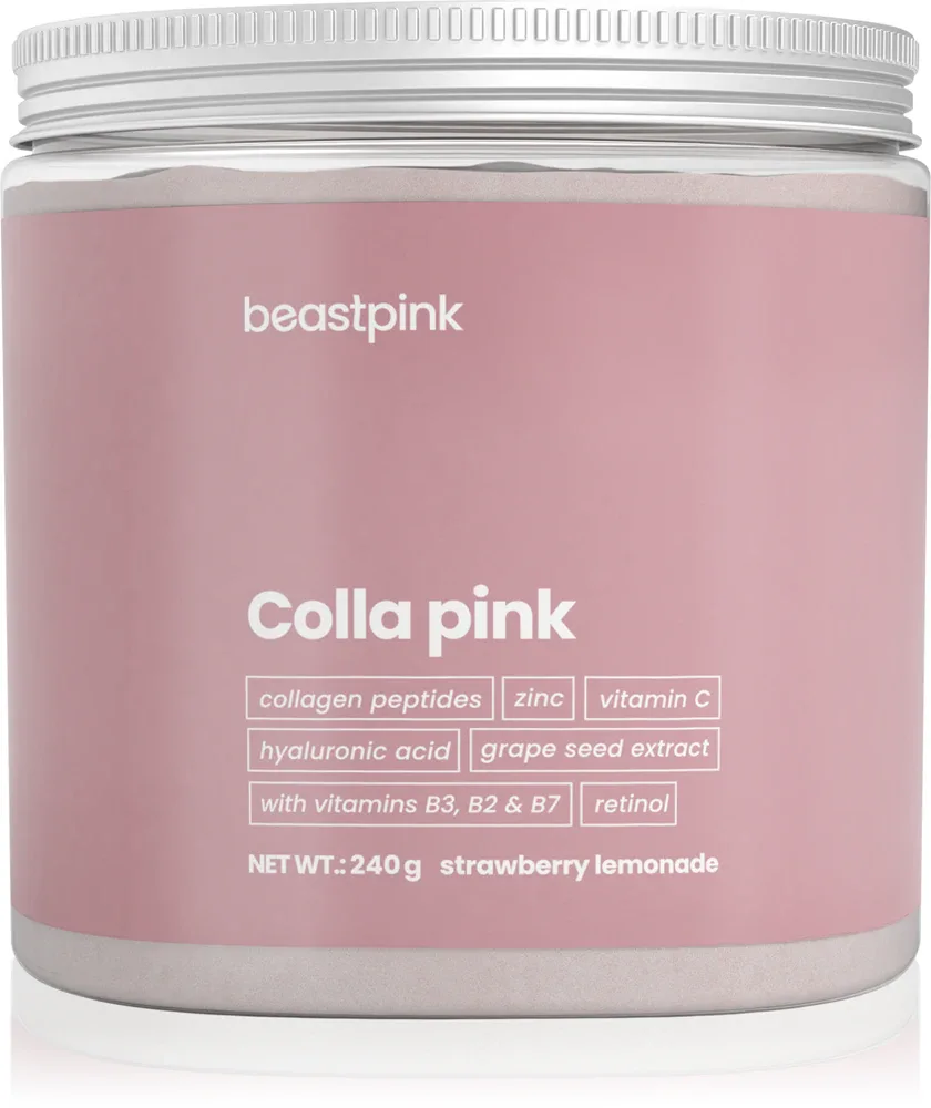Коллаген BeastPink Colla Pink порошок для напитка, с гиалуроновой кислотой, 240 г