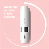 Депилятор для лица Braun Face FS1000 компактный, с подсветкой Smartlight — фото 5