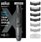 Триммер многофункциональный Braun Series X XT5200 водостойкий, с 6 насадками — фото 1