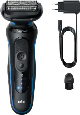 Бритва электрическая Braun Series 5 52-B1000s с технологией SensoAdapt, водонепроницаемая, 1 шт