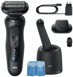 Бритва электрическая Braun Series 5 52-N7200cc со станцией очистки SmartCare, водонепроницаемая, 1 шт SmartCare Black — фото 1