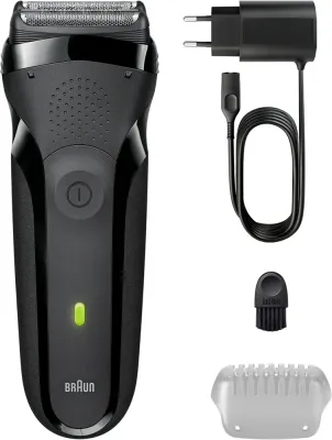 Бритва электрическая Braun Series 3 300 с головкой 3-Flex, сеточная, 1 шт Black