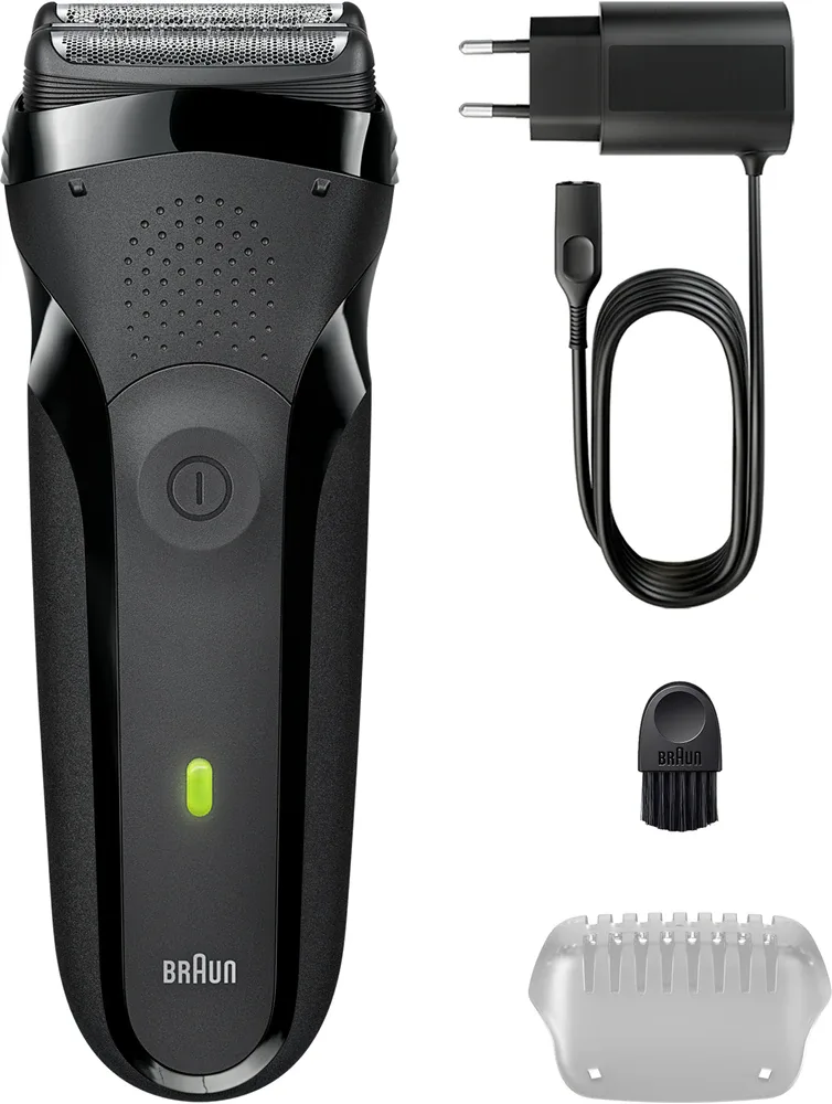 Бритва электрическая Braun Series 3 300 с головкой 3-Flex, сеточная, 1 шт Black