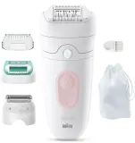 Эпилятор Braun Silk-epil 5 5-050 с массажным роликом, для сухой и влажной эпиляции, 1 шт — фото 1