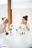 Зеркало косметическое Beurer BS 45 со светодиодной подсветкой, с магнитным зеркалом с увеличением, 1 шт — фото 7