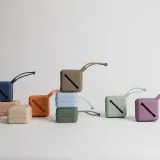Футляр для пустышки BIBS Pacifier Case силиконовый, с цветным узором, 1 шт — фото 2