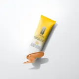 Крем тонирующий солнцезащитный Clinique Sun UV Solutions Brightening Tinted Sunscream SPF50, выравнивающий тон, 40 мл, оттенок Medium Deep — фото 5